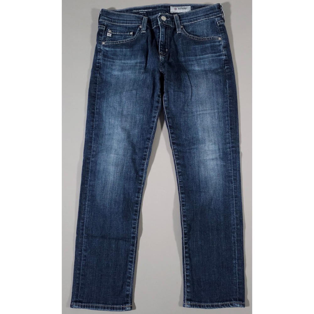 AG Adriano Goldschmied Jeans Womens 25R Blue Ex-Boyfriend Slim Slouchy - Picture 2 of 7
